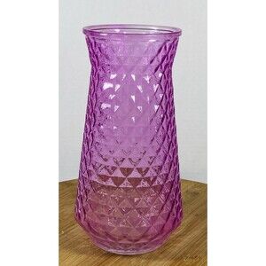 Vintage AEG Purple 9” X4” BLISS  Vase